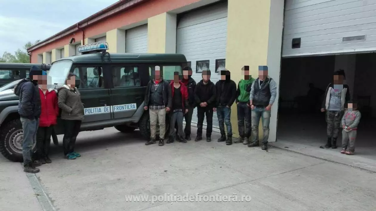 Au vrut să treaca ilegal granița cu un bebeluș de numai șapte luni. Părinții copilașului veneau din Irak și voiau să ajungă în vestul Europei