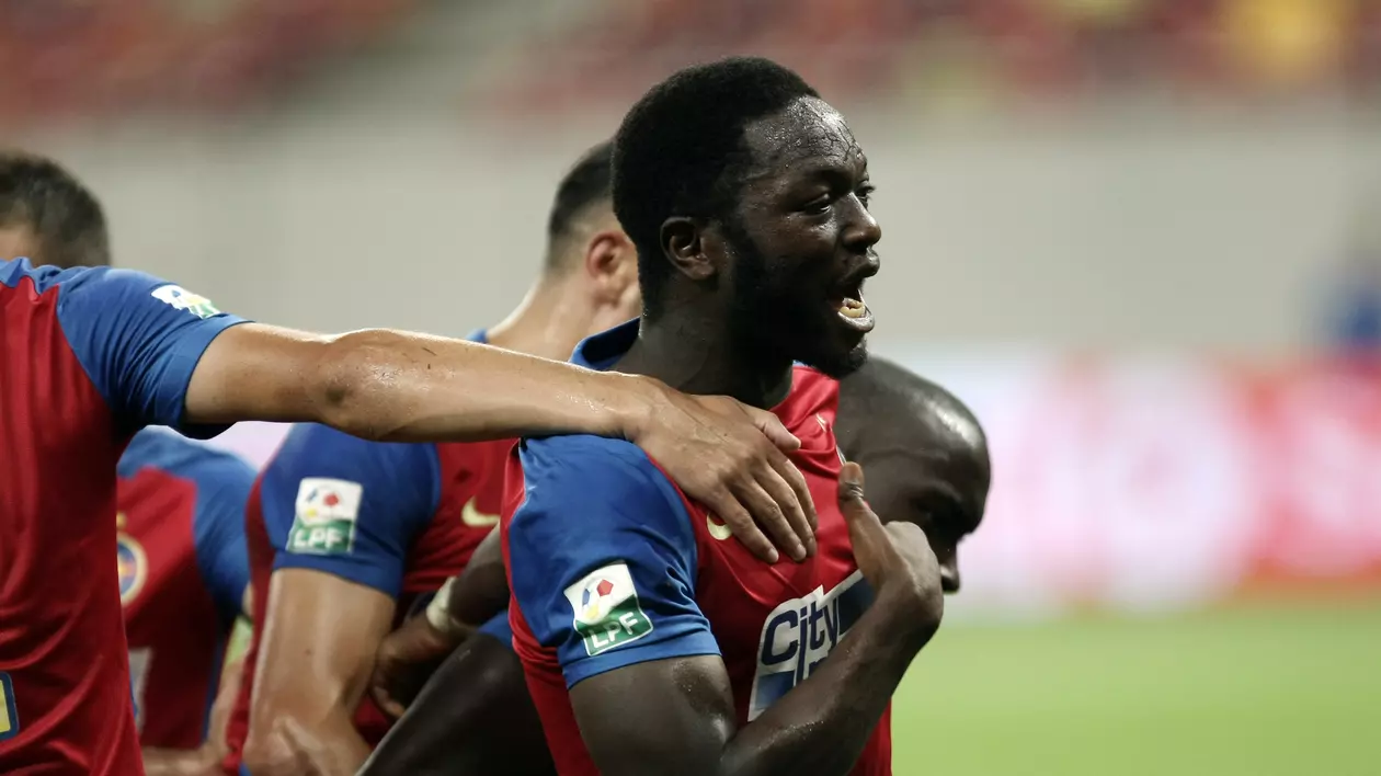 Muniru va fi dat afară de la FCSB după conflictul cu Florin Tănase. A fost amendat cu 40.000 de euro. Postul lui Reghe, ”asigurat”!