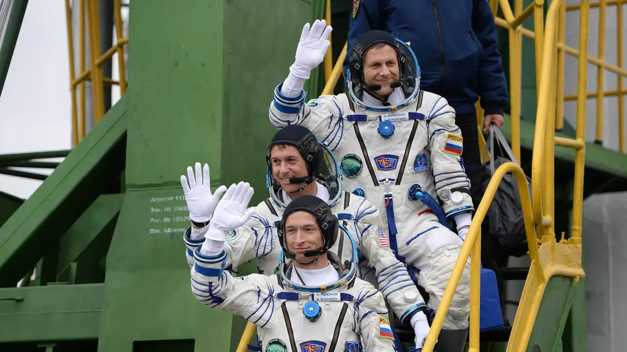Un astronaut rus a dus în spațiu moaștele unui sfânt