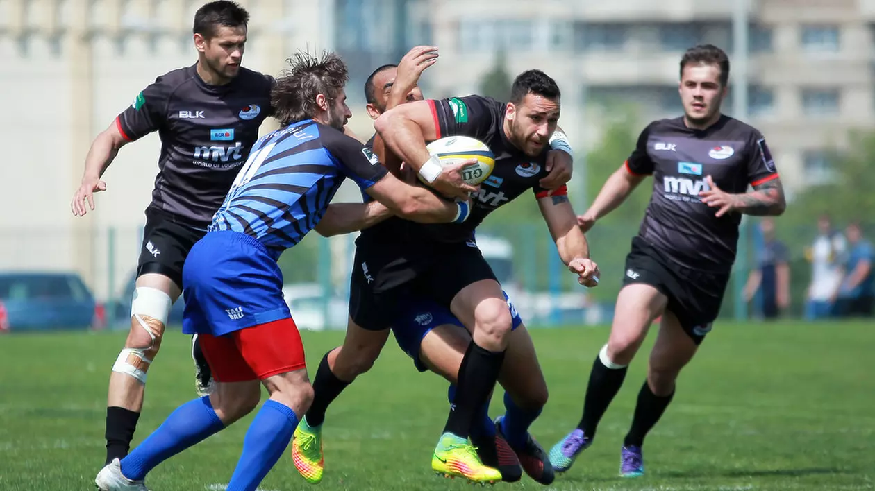 Finala Superligii de rugby: CSM Știința Baia Mare - Timișoara Saracens (duminică, ora 19.00). Meciul va fi televizat de Dolce Sport.