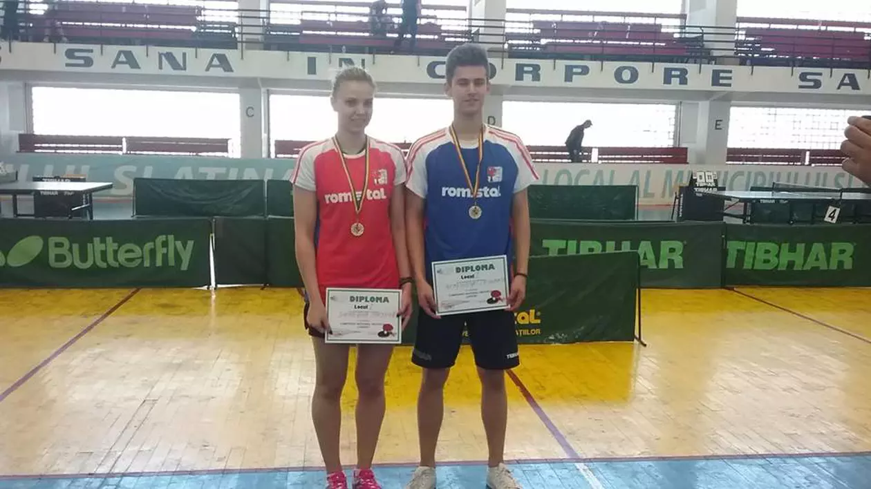 Tenis de masă. Cristian Pletea și Adina Diaconu, campionii României la juniori