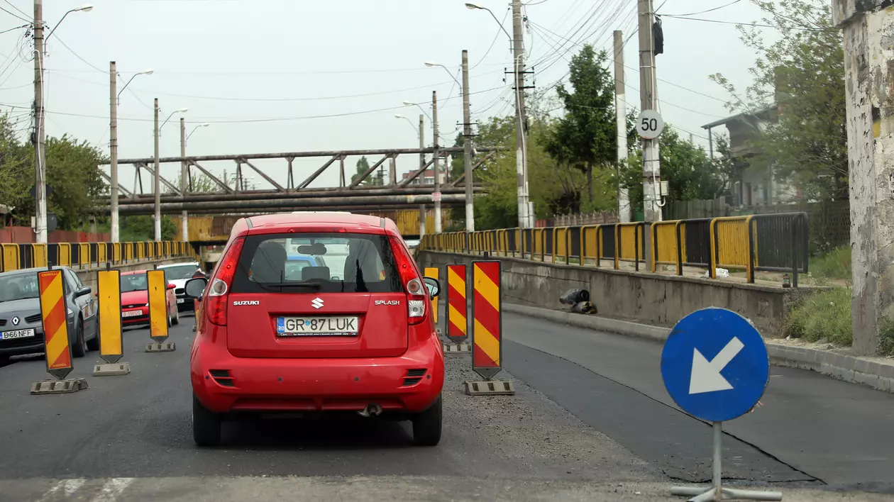 Circulaţie rutieră restricționată pe DN 5, între Bucureşti şi Jilava