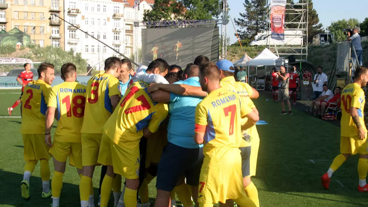 România s-a calificat în optimile Campionatului European de minifotbal. Victorie dramatică împotriva Kazahstanului