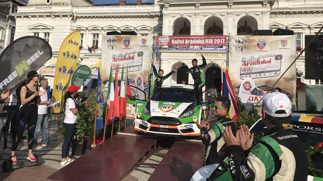 Bogdan Marișca e campion în premieră la Raliul Aradului 2017