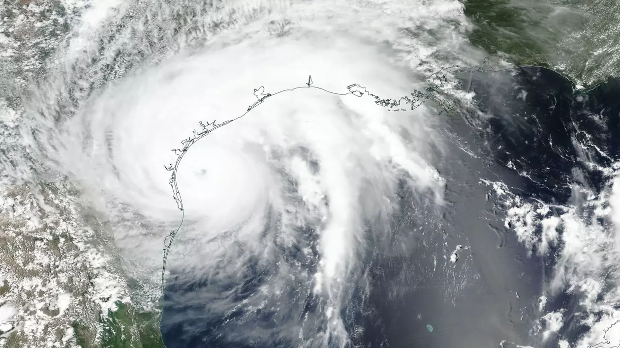 VIDEO | Cum se vede din spațiu uraganul Harvey