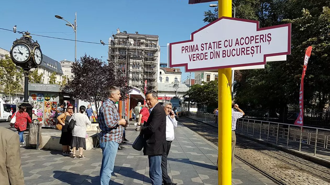 Gabriela Firea a participat la lansarea proiectului „Stații verzi”. „Pe liniile de tramvai va circula și autobuzul”; „Linia de tramvai 21 va fi transformată pe modelul liniei 41” / VIDEO