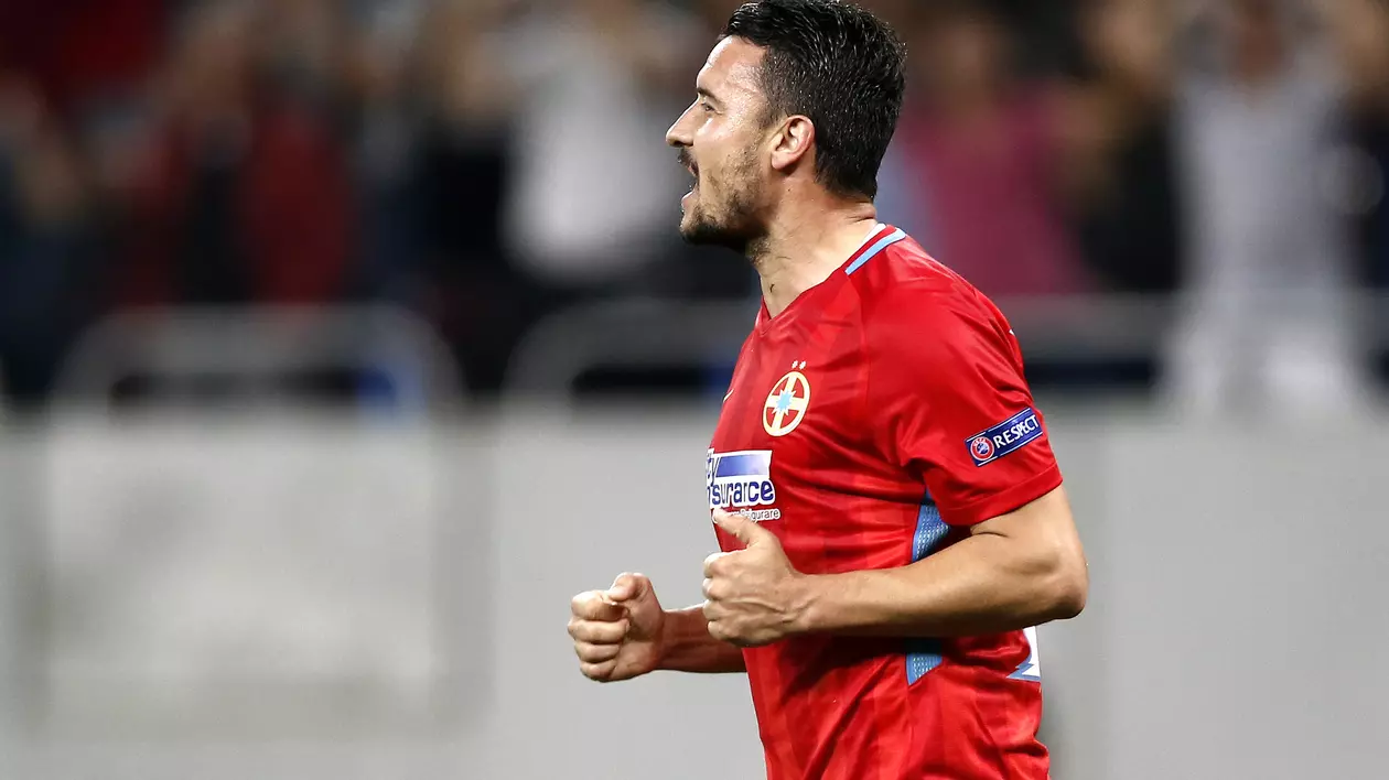 Constantin Budescu (FCSB), în topul golgheterilor din Liga Europa