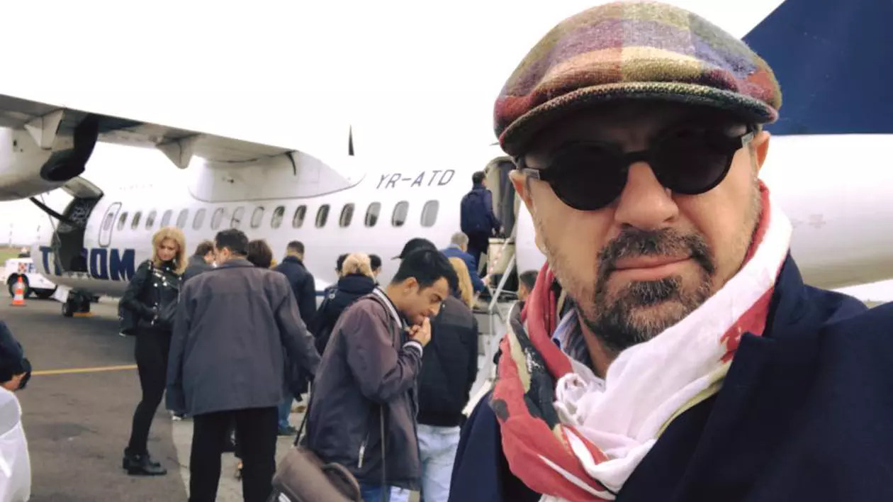 Horia Brenciu, în avionul întors din drum la Timișoara