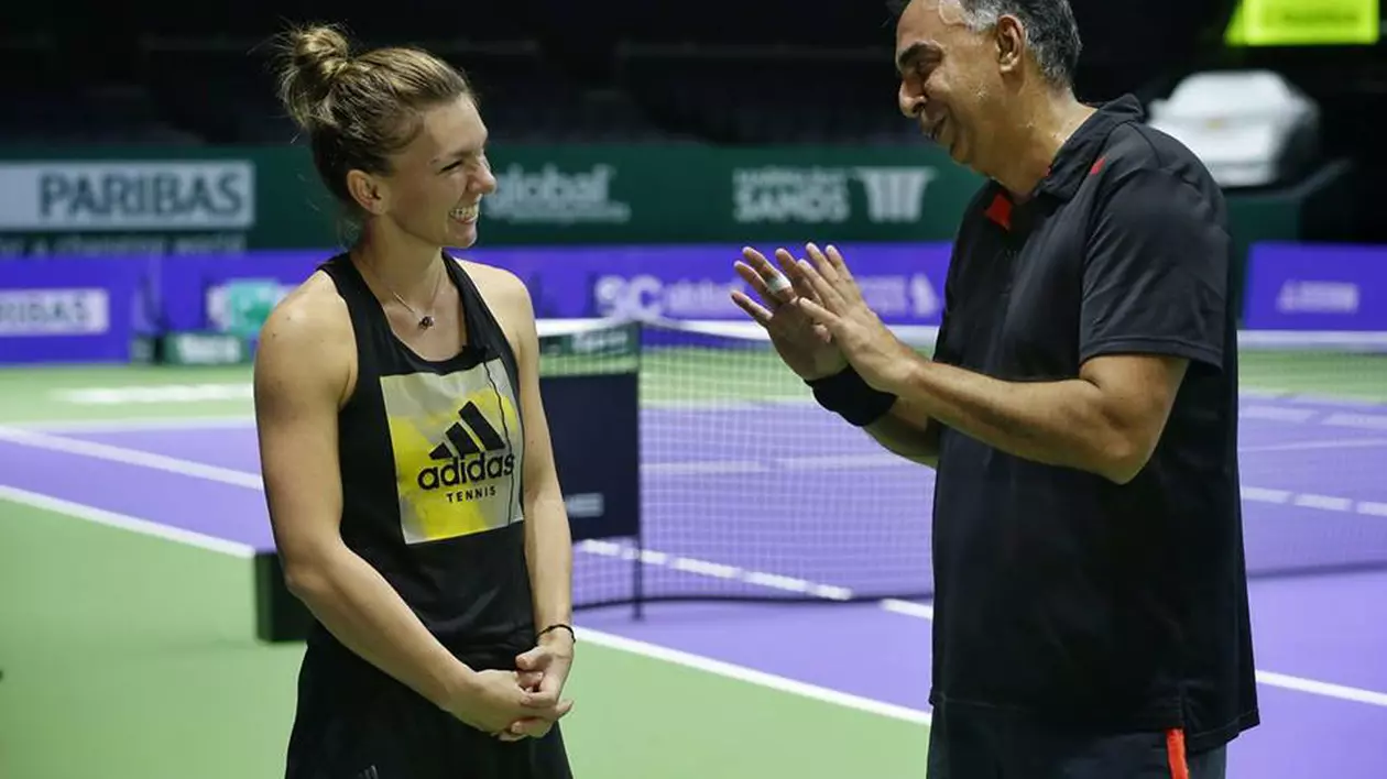 Simona Halep a jucat tenis cu un jurnalist indian la Singapore