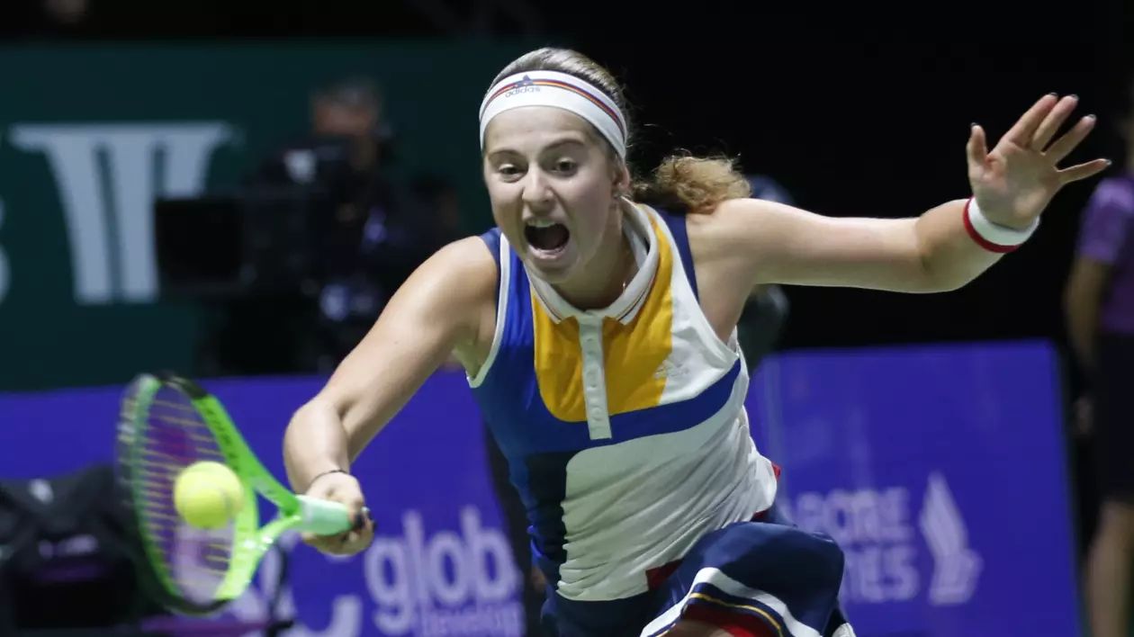 Jelena Ostapenko a bătut-o pe Karolina Pliskova la Turneul Campioanelor, dar nu s-a calificat în semifinale
