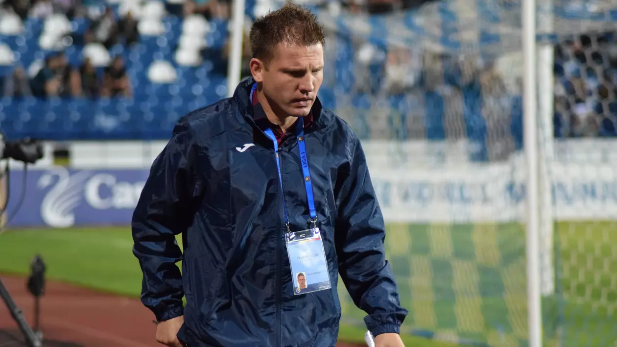 Marius Onofras in meciul de fotbal dintre CSM Iasi si FC Voluntari, din etapa 10 a Ligii 1 Betano, disputat pe stadionul Emil Alexandrescu din Iasi, vineri, 15 septembrie 2017. © FOTO: SPORT PICTURES