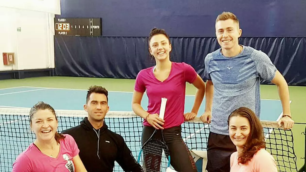 Niculescu, Dulgheru, Cristian și Tecău s-au dat în spectacol la Centrul Național de Tenis / GALERIE FOTO