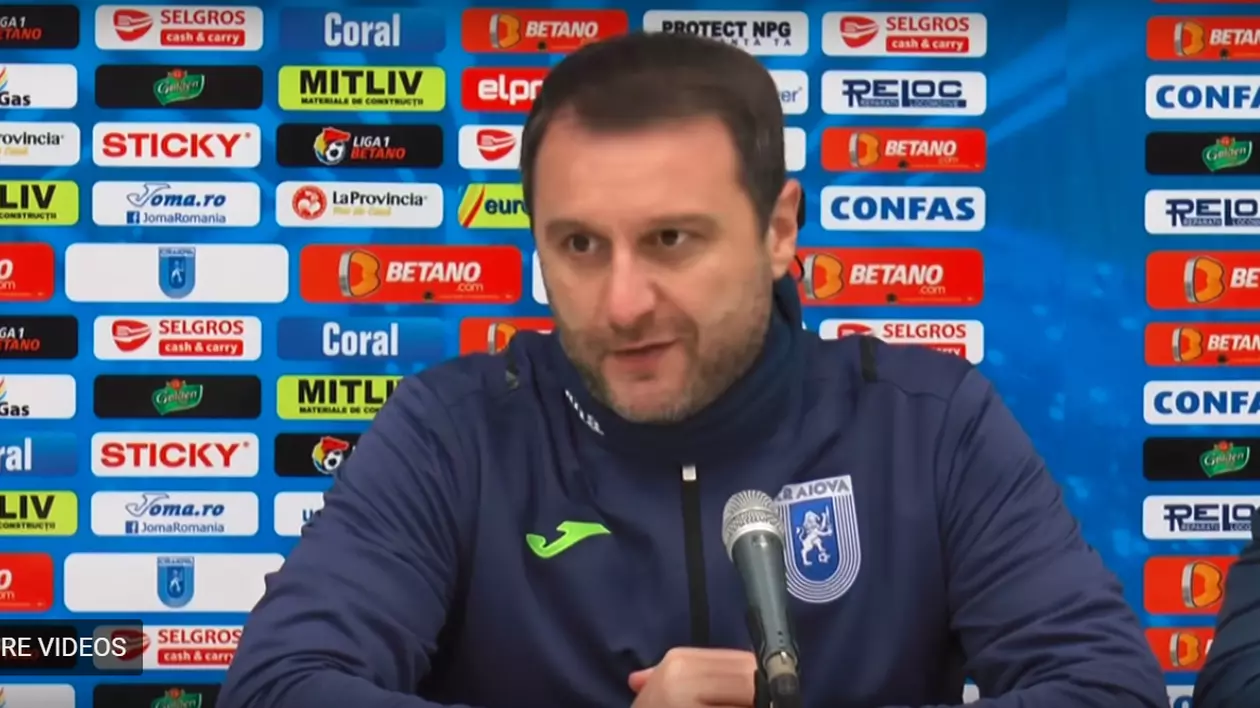 Craiova, decisă spre semifinalele Cupei României. Antrenorul Devis Mangia este optimist