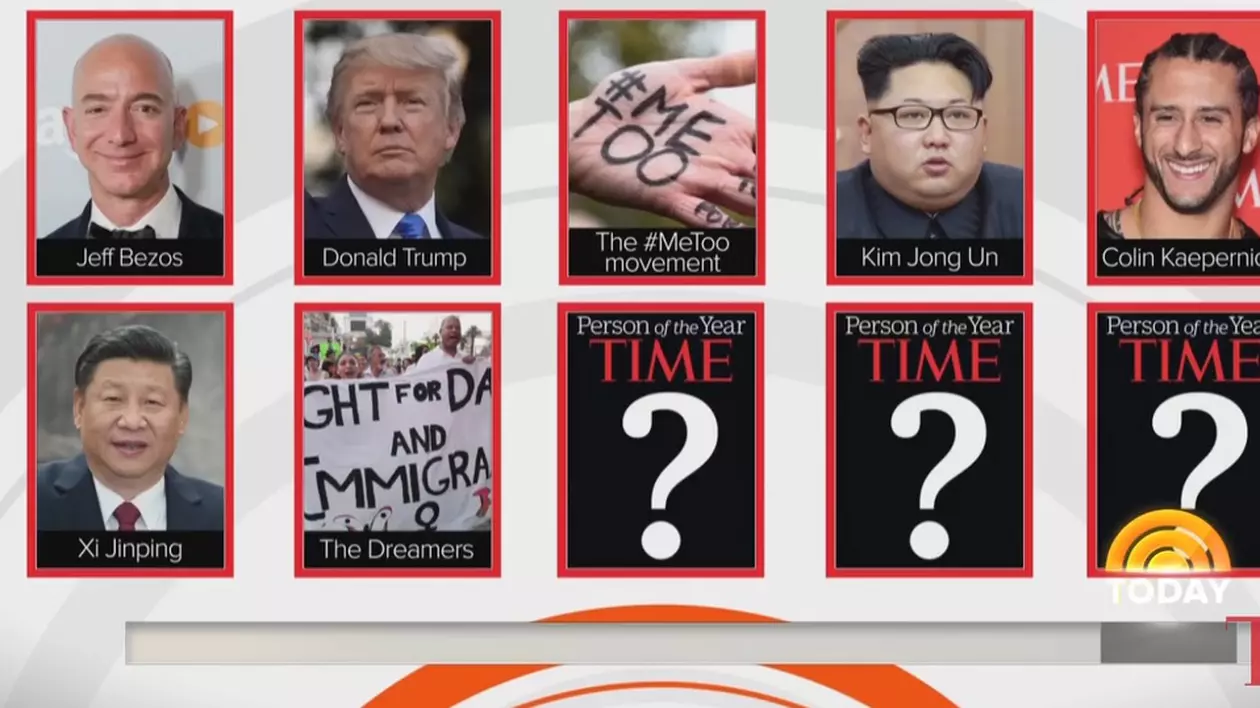 Lista nominalizaților pentru ”Personalitatea anului 2017”: Kim Jong-un și mișcarea #MeToo printre nominalizați
