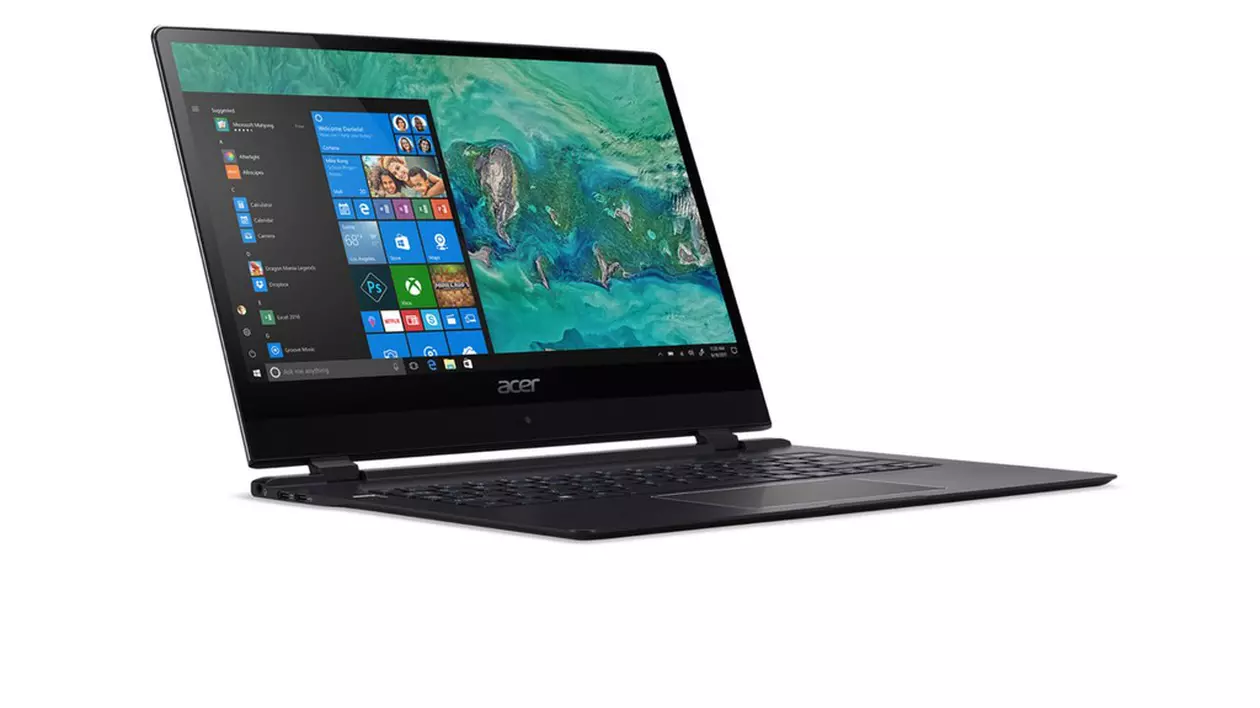 Acer a lansat cel mai subțire laptop din lume la CES 2018. Este vorba de noua generație a modelului Acer Swift 7. Acer Swift 7 în imagine