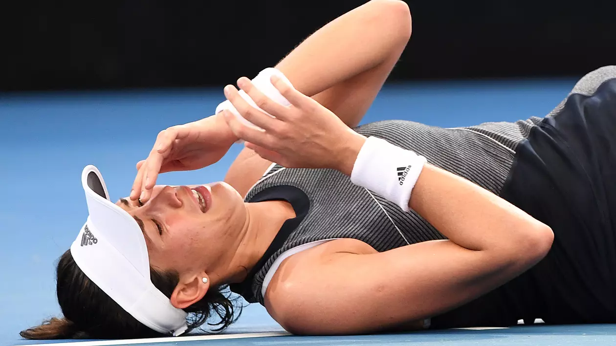 Muguruza este ghinionista începutului de an