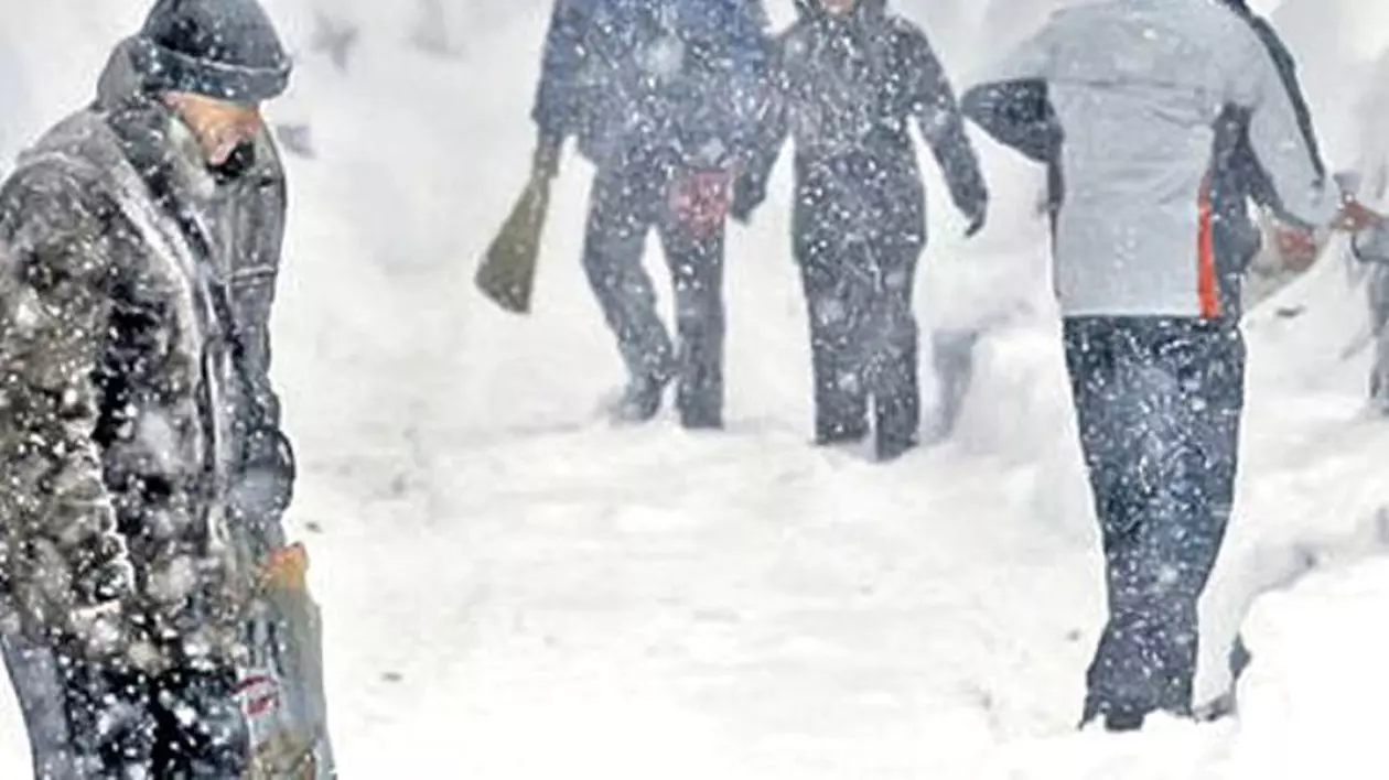 Cod portocaliu de ninsori și viscol, pentru 28 februarie