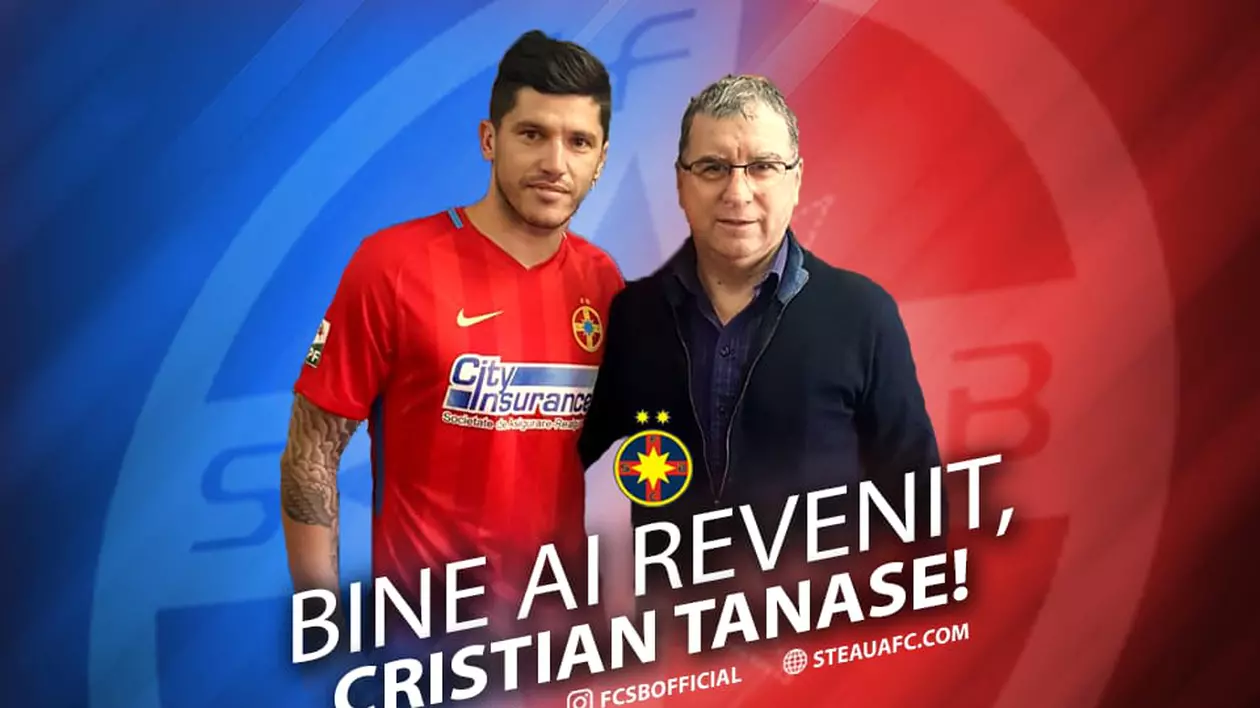 Cristi Tănase a semnat cu FCSB! Gigi Becali a dat toate detaliile despre contractul acestuia