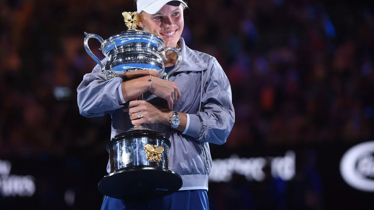 Caroline Wozniacki a avut o reacție ciudată