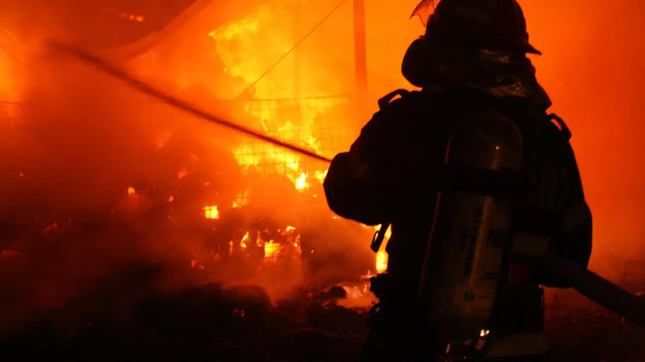 Incendiu la o pensiune din Bușteni