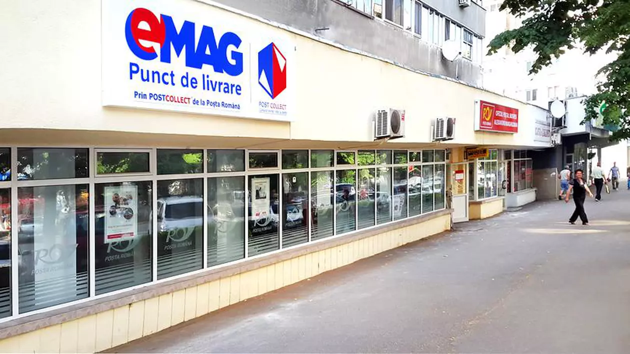 Comuna Dumbrăvița deține recordum comenzilor rurale pe eMag. Punct de ridicare eMag organizat într-o sucursală deținută de Poșta Română