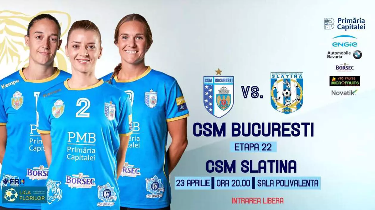 Liga Națională de handbal feminin, etapa a 22-a. SCM Craiova, bătută la Roman! CSM București a surclasat pe CSM Slatina