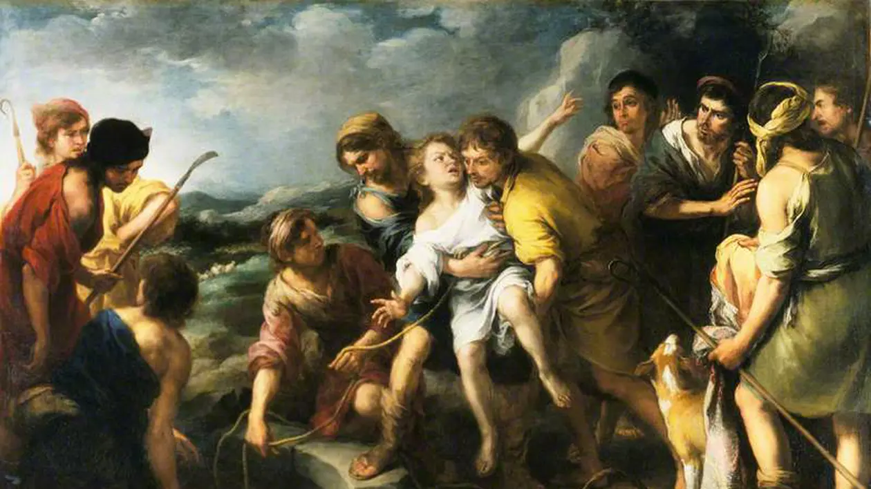Lunea Patimilor - Iosif, vândut pe 30 de arginți. Iosif vândut de fratii lui, tablou de Murillo, Bartolome Esteban