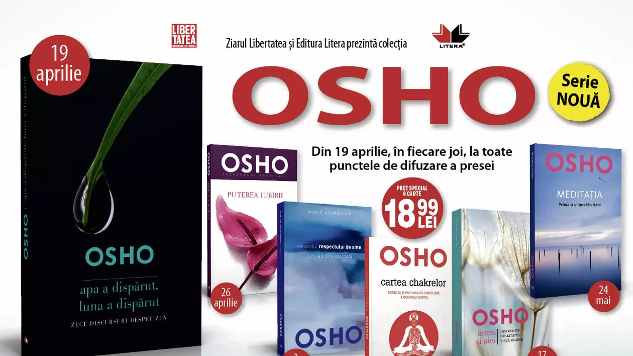 Învățăturile lui Osho, o colecție marca Libertatea