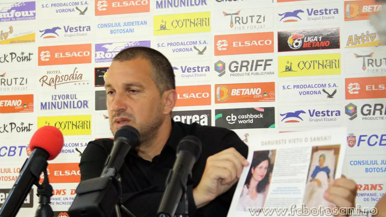 Situație dramatică pentru un oficial de la FC Botoșani: ”Trece printr-o perioadă foarte grea, este la o clinică în Turcia”
