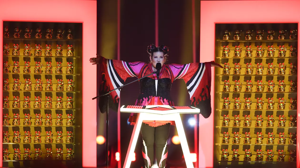 Netanyahiu a sărbătorit victoria de la Eurovision cu ”dansul găinii”.