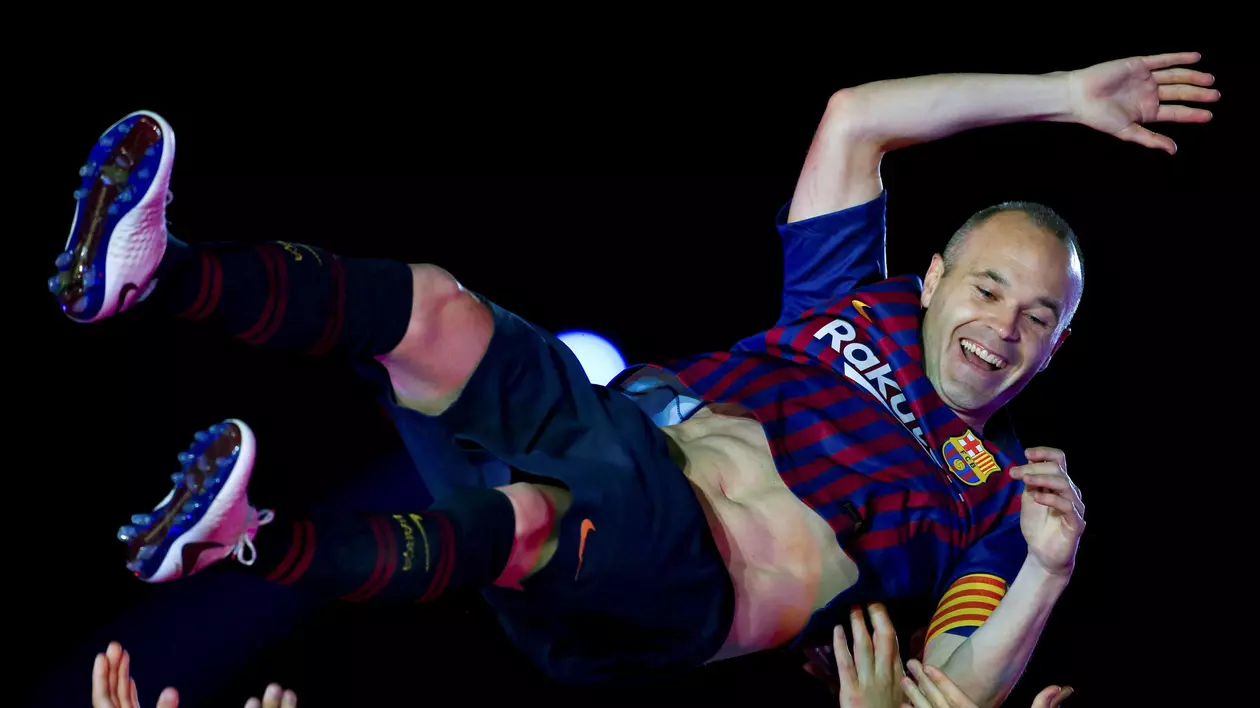 Retragerea lui Andres Iniesta de la FC Barcelona. Imagini emoționante