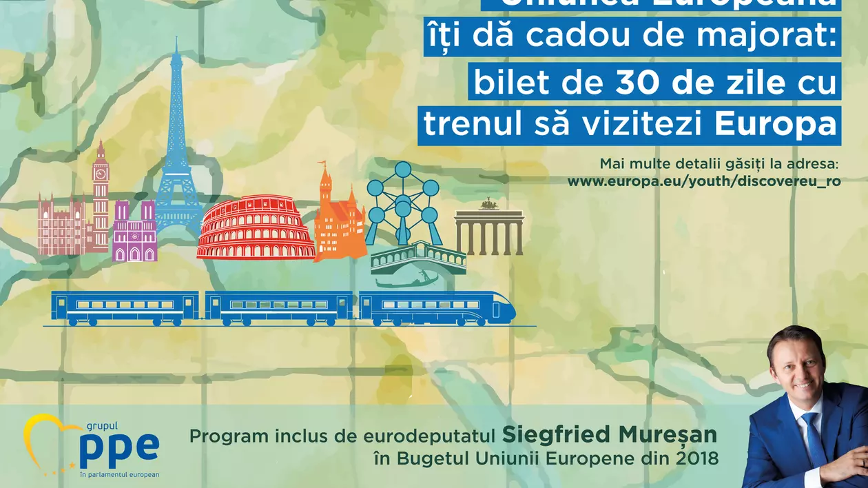 Start la călătorii gratuite cu trenul în UE. Tinerii de 18 ani, vacanţe cu trenul timp de o lună: "A înţelege pe ce lume trăieşti este esenţial"