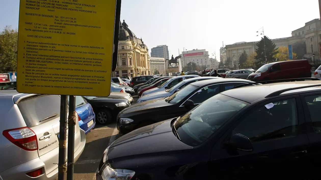 Intră în vigoare tarifele majorate de parcare stradală din București