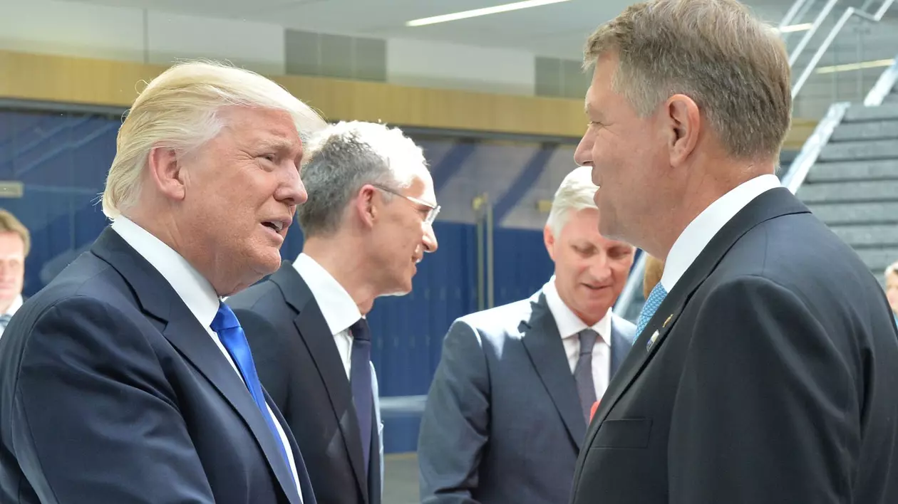 Iohannis intalnire cu Trump