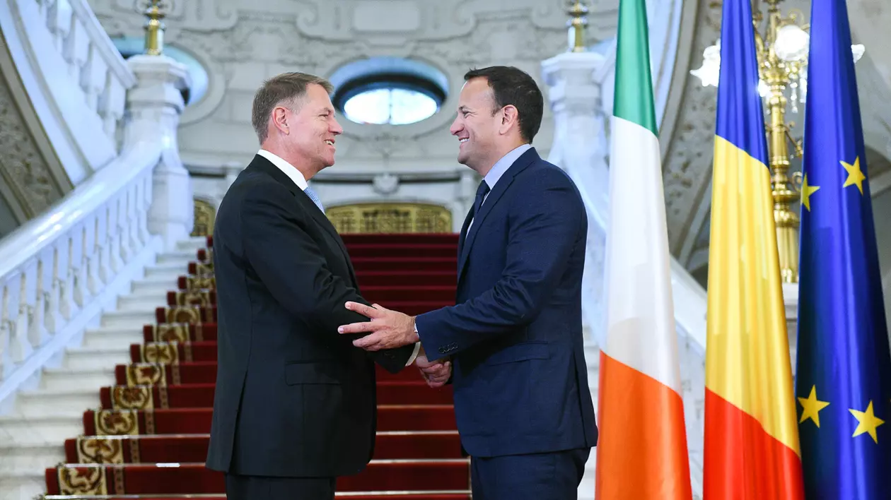 presedintele Klaus Iohannis si premierul Irlandei