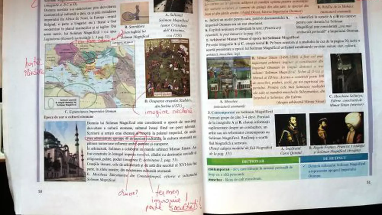 Erori și în manualul de istorie pentru clasa a VI-a