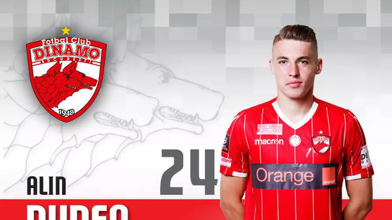 Alin Dudea, la Chindia Târgoviște. Dinamo l-a împrumutat la echipa din Liga 2