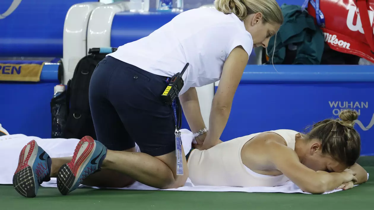 Simona Halep are hernie de disc