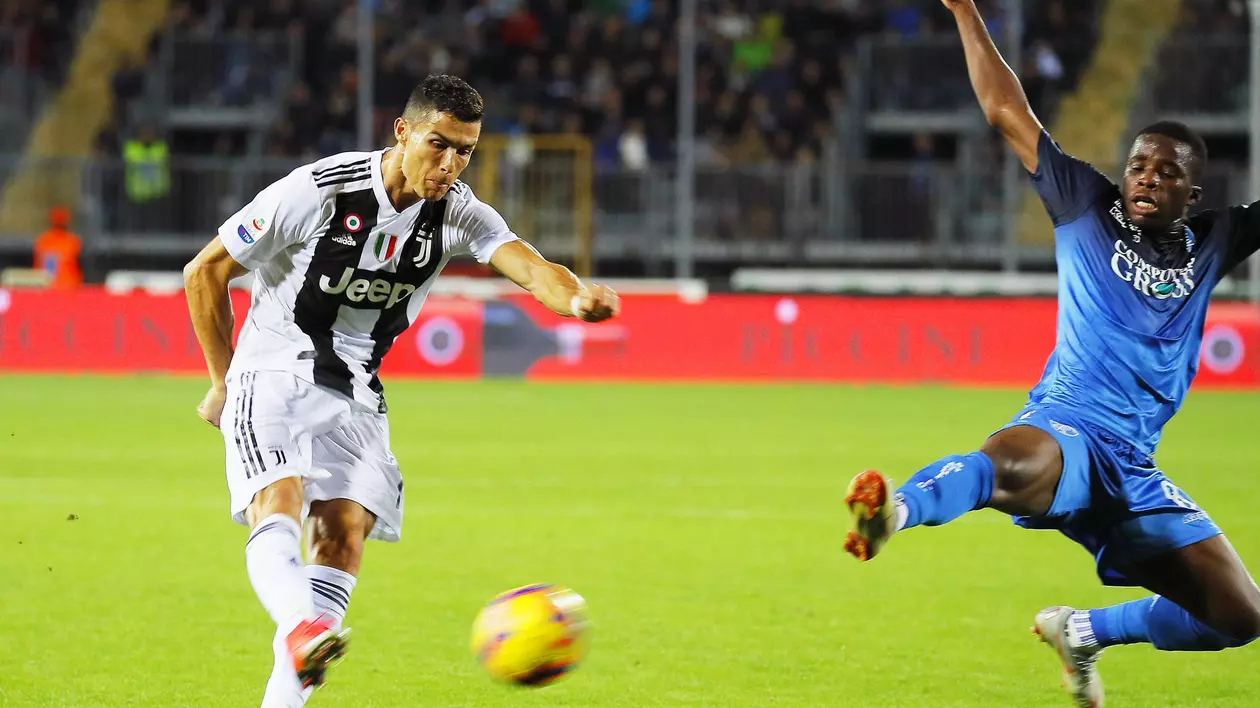 Cristiano Ronaldo, dublă pentru Juventus. Napoli s-a salvat pe final în fața Romei. Azi, Lazio - Inter