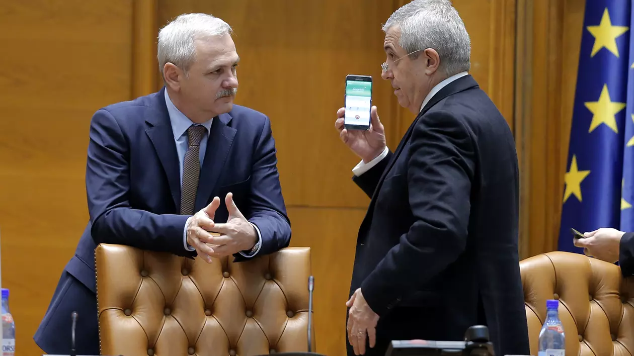 coalitia psd-alde, liviu dragnea si calin popescu tariceanu