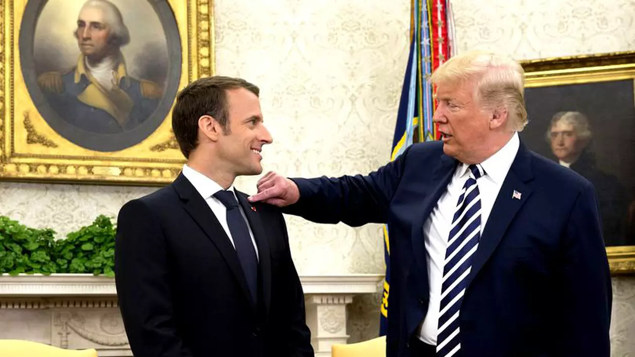 Trump și Macron au vorbit la telefon despre Iran