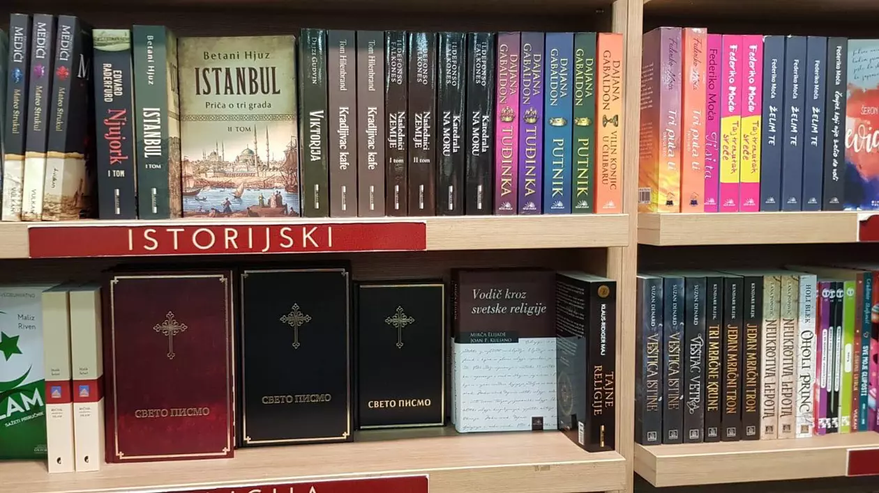 “Dicționar al religiilor”, de Mircea Eliade și Ioan Petru Culianu, este singura carte scrisă de români care se găsește în librăriile din Podgorica, Muntenegru!