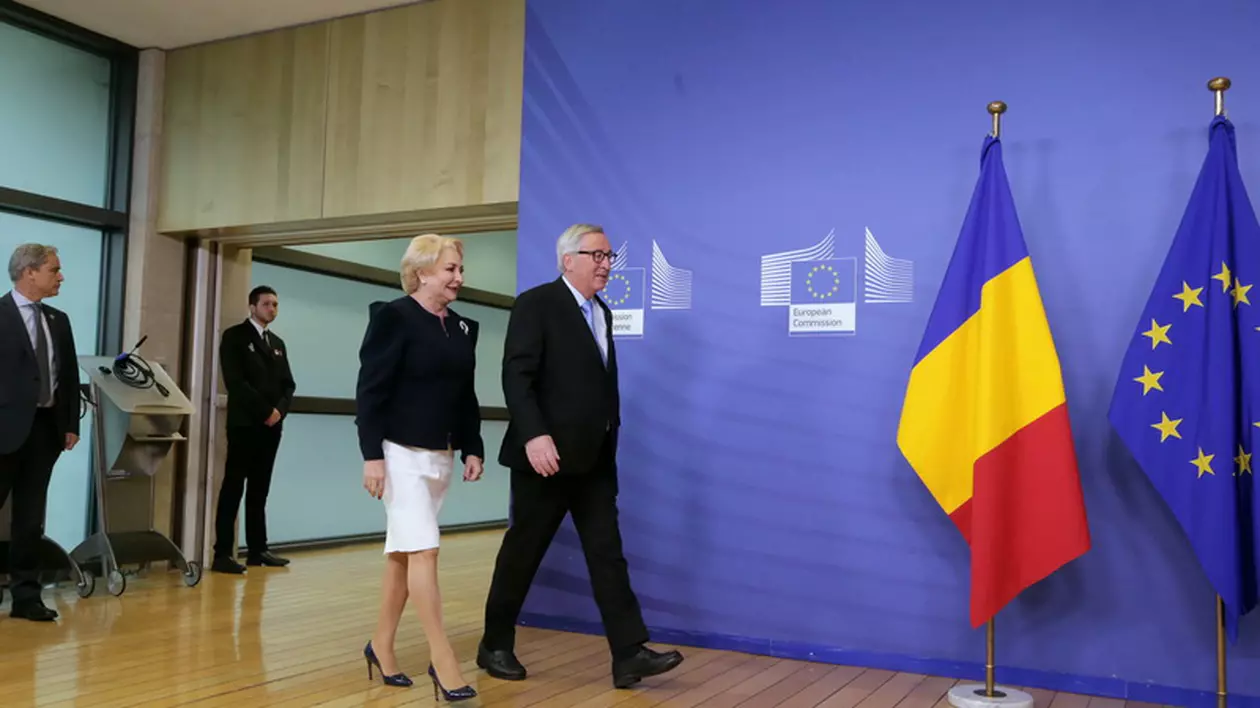 Juncker la Bruxelles cu Dancila