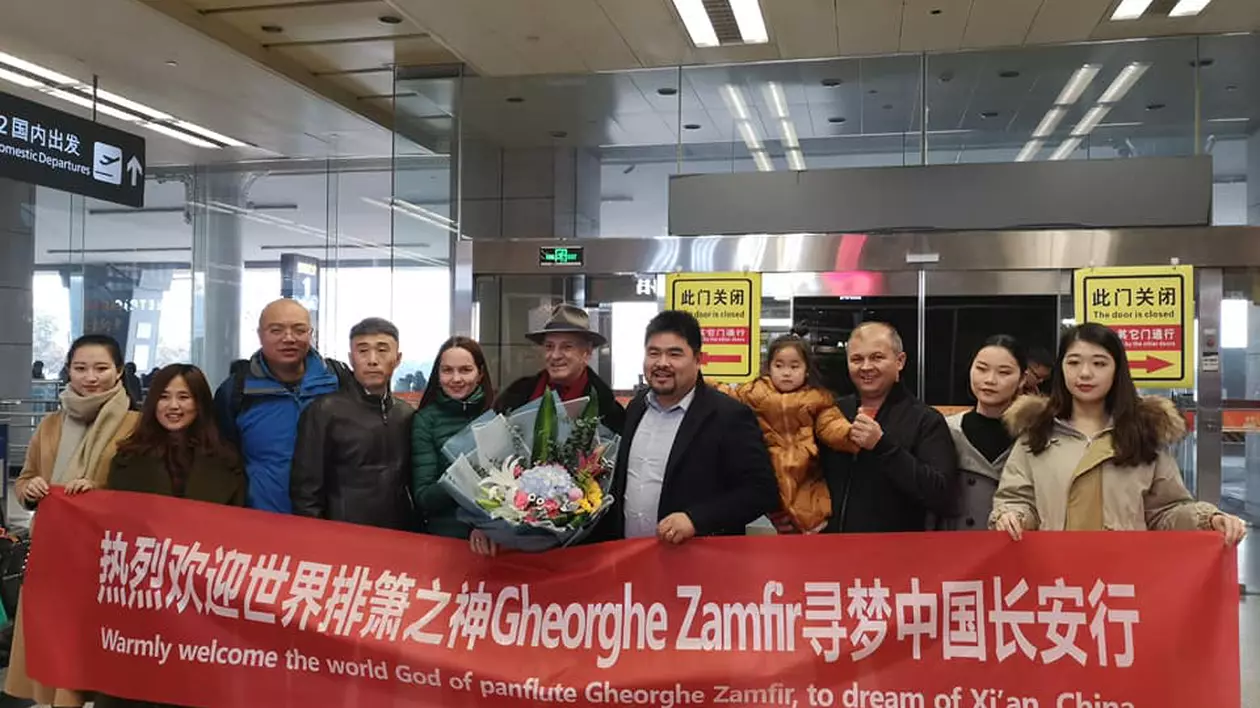 Gheorghe Zamfir, primit ca un erou național în China
