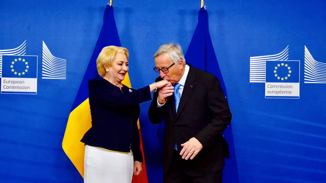 UPDATE. Viorica Dăncilă s-a întâlnit la Bruxelles cu preşedintele Comisiei Europene, Jean-Claude Juncker: "În România este respectat statul de drept" (FOTO)