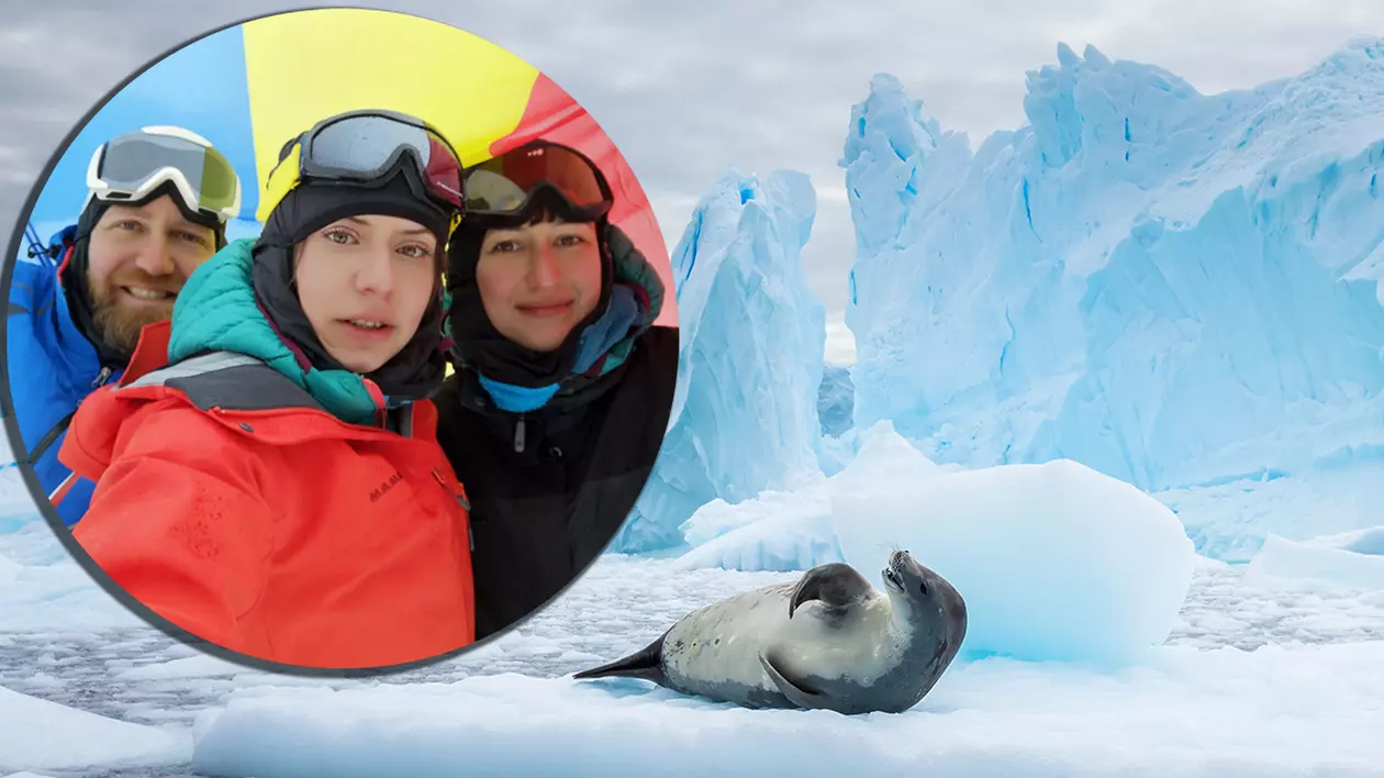 VIDEO-CORESPONDENŢĂ | "România din Antarctica". Ce caută trei români la Polul Sud