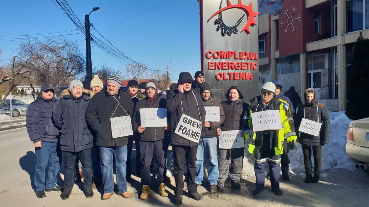 Greva minerilor de la Complexul Energetic Oltenia continuă și marți