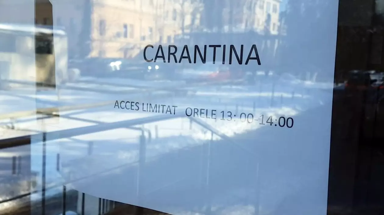 Restricții în mai multe spitale din țară din cauza virozelor