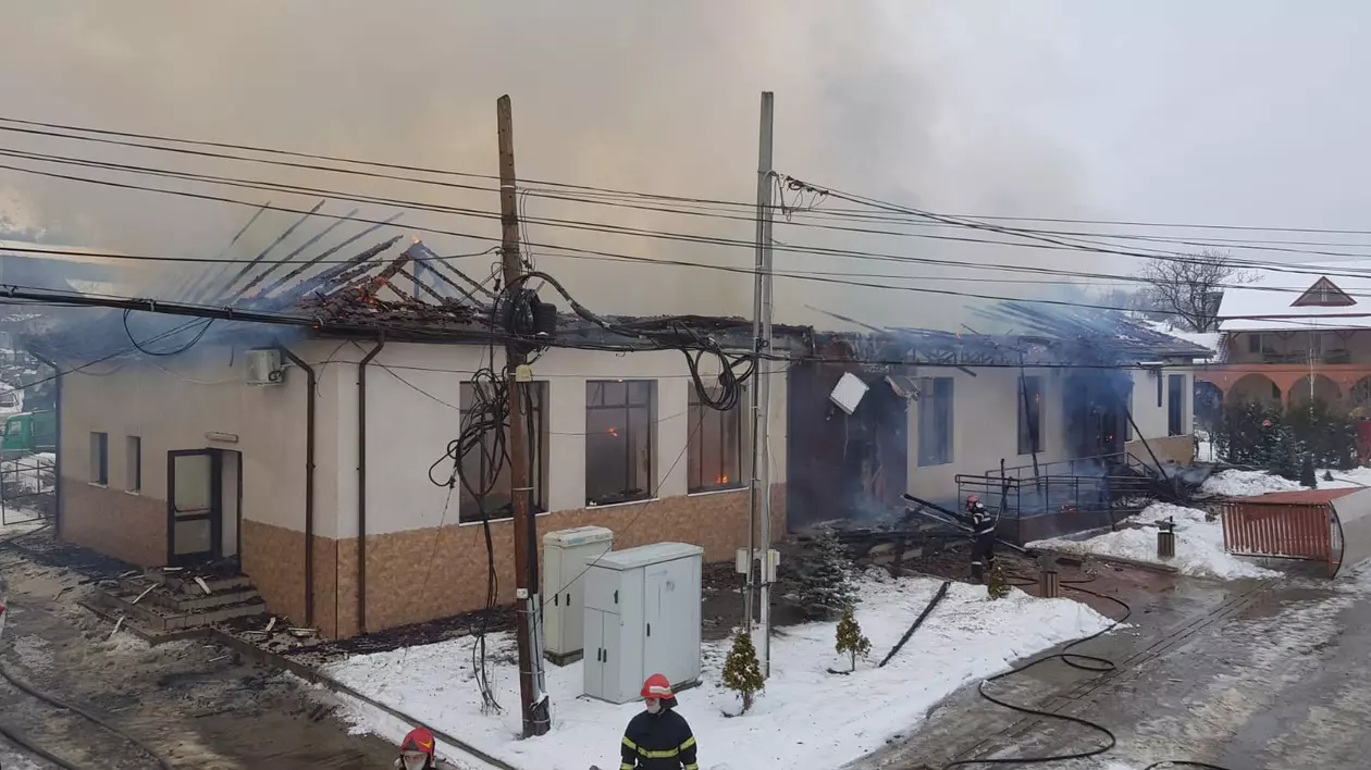 Incendiu de proporții în localitatea vrânceană Fitionești
