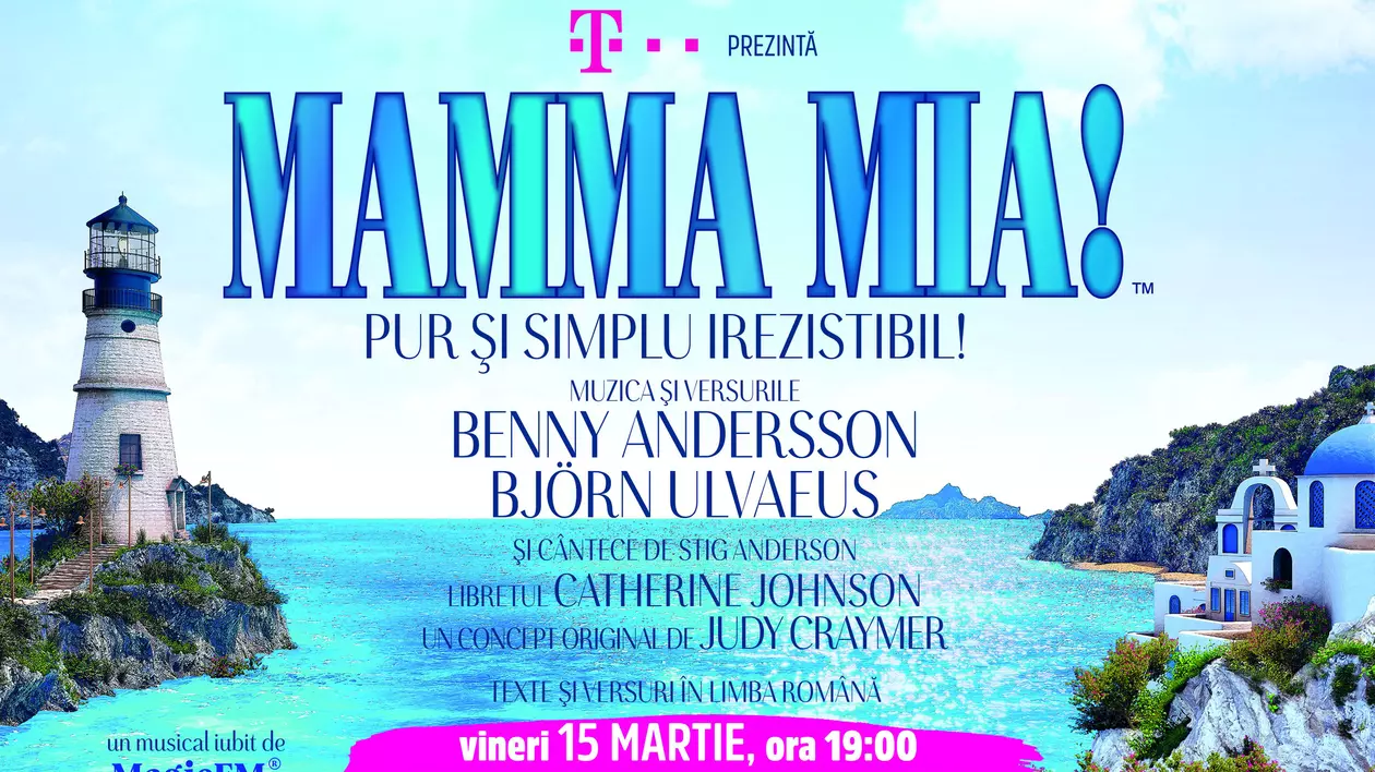 (Publicitate) Mamma Mia revine la Bucureşti, pe 15 martie, la Sala Palatului